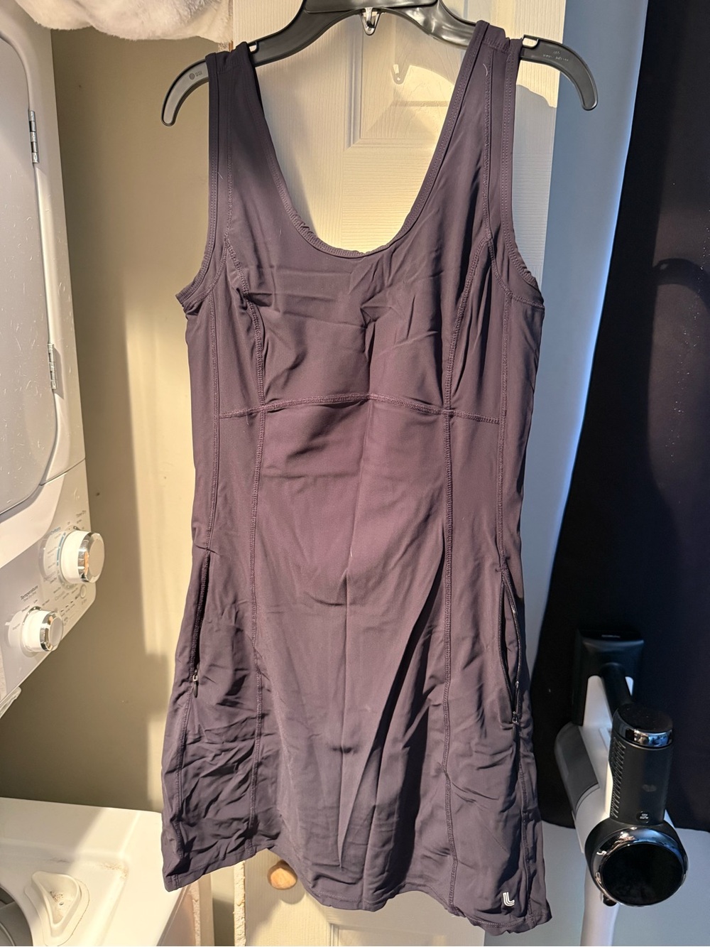 Black Lole activewear dress with shorts